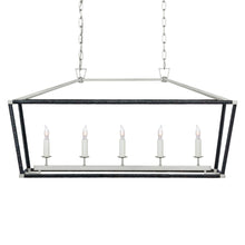 Load image into Gallery viewer, Darlana Rattan Wrapped LED Linear Pendant Light in Detail.