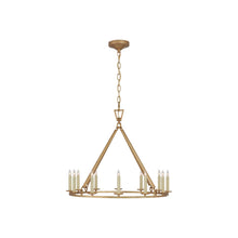 Load image into Gallery viewer, Darlana Ring Chandelier in Antique-Burnished Brass/Single Tier (Medium).