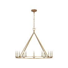 Load image into Gallery viewer, Darlana Ring Chandelier in Antique-Burnished Brass/Single Tier (Large).