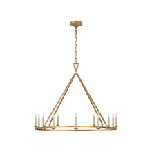 Load image into Gallery viewer, Darlana Ring Chandelier in Gilded Iron/Single Tier (Large).
