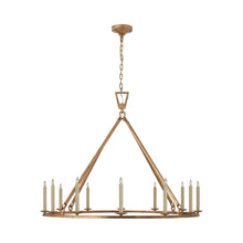 Load image into Gallery viewer, Darlana Ring Chandelier in Gilded Iron/Single Tier (X-Large).