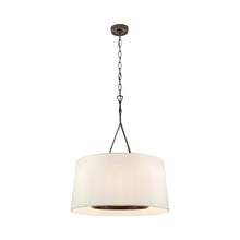 Load image into Gallery viewer, Dauphine Pendant Light in Aged Iron.