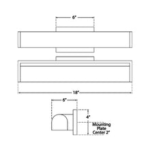Load image into Gallery viewer, David Display Art Light - line drawing.