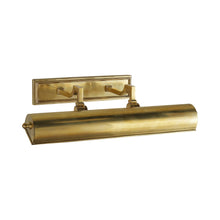 Load image into Gallery viewer, Dean Picture Light in Natural Brass (2-Light/Small).