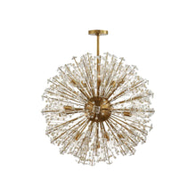 Load image into Gallery viewer, Dickinson Chandelier in Soft Brass (Large).