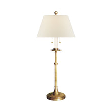 Load image into Gallery viewer, Dorchester Club Table Lamp in Linen.