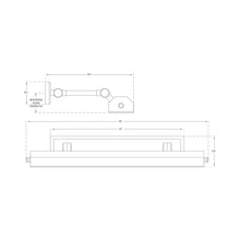 Load image into Gallery viewer, Dorchester Picture Light - line drawing.