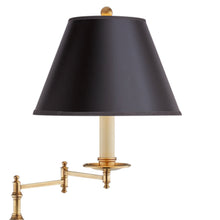 Load image into Gallery viewer, Dorchester Swing Arm Floor Lamp in Detail.