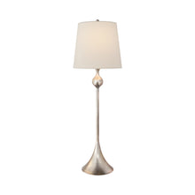 Load image into Gallery viewer, Dover Table Lamp in Burnished Silver Leaf.