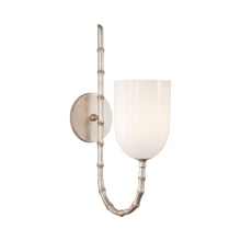Load image into Gallery viewer, Edgemere Wall Light in Burnished Silver Leaf.