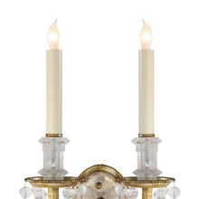 Load image into Gallery viewer, Elizabeth Double Wall Light in Detail.