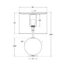 Load image into Gallery viewer, Elsie Table Lamp - line drawing.