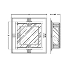 Load image into Gallery viewer, Enrique Flush Mount Ceiling Light - line drawing.