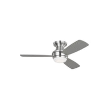 Load image into Gallery viewer, Ikon LED Ceiling Fan in Brushed Stee (44-Inch).