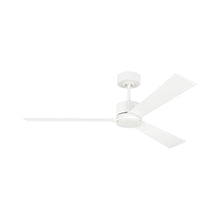 Load image into Gallery viewer, Rozzen Outdoor Ceiling Fan in Matte White (52-Inch).