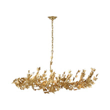Load image into Gallery viewer, Farfalle LED Linear Pendant Light in Gild.