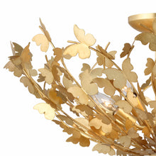Load image into Gallery viewer, Farfalle LED Semi Flus Mount Ceiling Light in Detail.