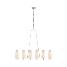 Load image into Gallery viewer, Fontaine Linear Chandelier in Plaster.