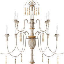 Load image into Gallery viewer, Fortuna Chandelier in Detail.