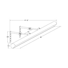 Load image into Gallery viewer, Frame Makers Picture Light - line drawing.