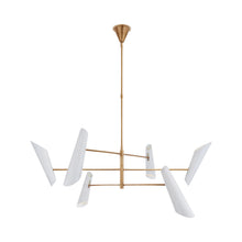 Load image into Gallery viewer, Franca LED Chandelier in White (6-Light).