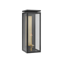 Load image into Gallery viewer, Fresno 3/4 Outdoor Gas Wall Light in Matte Black (Large).