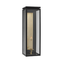 Load image into Gallery viewer, Fresno 3/4 Outdoor Gas Wall Light in Matte Black (X-Large).