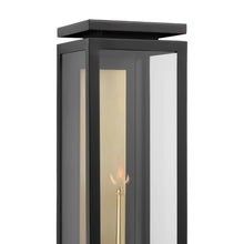 Load image into Gallery viewer, Fresno 3/4 Outdoor Gas Wall Light in Detail.