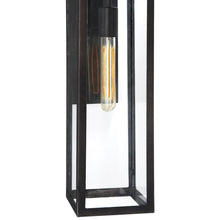 Load image into Gallery viewer, Fresno Framed Outdoor Wall Light in Detail.