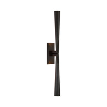 Load image into Gallery viewer, Galahad LED Linear Wall Light in Bronze.