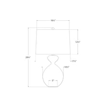 Load image into Gallery viewer, Gannet Table Lamp - line drawing.