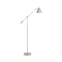 Load image into Gallery viewer, Goodman LED Floor Lamp in Polished Nickel.