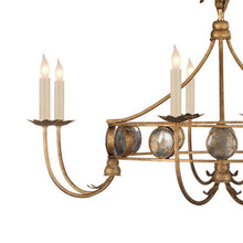 Load image into Gallery viewer, Gramercy Ring Chandelier in Detail.