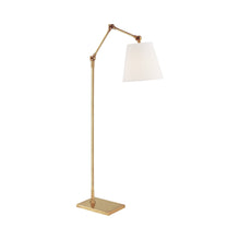 Load image into Gallery viewer, Graves Articulating Floor Lamp in Hand-Rubbed Antique Brass.