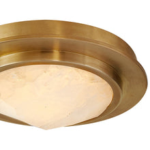 Load image into Gallery viewer, Halcyon Bezel LED Flush Mount Ceiling Light in Detail.