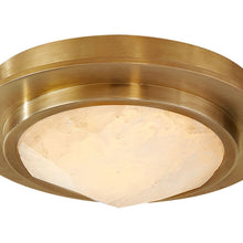 Load image into Gallery viewer, Halcyon Bezel LED Flush Mount Ceiling Light in Detail.
