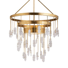 Load image into Gallery viewer, Halcyon Three Tier Chandelier in Detail.
