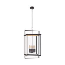 Load image into Gallery viewer, Halle Outdoor Pendant Light in Aged Iron (Medium).