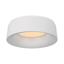 Load image into Gallery viewer, Halo LED Flush Mount Ceiling Light in Matte White (Medium).