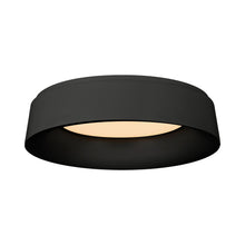 Load image into Gallery viewer, Halo LED Flush Mount Ceiling Light in Matte Black (Large).