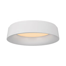 Load image into Gallery viewer, Halo LED Flush Mount Ceiling Light in Matte White (Large).