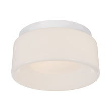 Load image into Gallery viewer, Halo Solitaire LED Flush Mount Ceiling Light in Matte White (2.88-Inch).