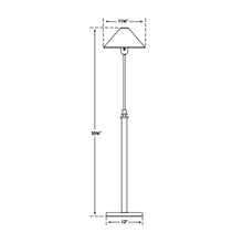 Load image into Gallery viewer, Hargett Floor Lamp - line drawing.