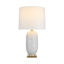 Load image into Gallery viewer, Incasso LED Table Lamp in Plaster White.