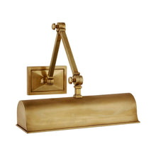 Load image into Gallery viewer, Jane Double LED Library Light in Hand-Rubbed Antique Brass (Small).
