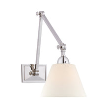 Load image into Gallery viewer, Jane Library Wall Light in Polished Nickel (Medium).