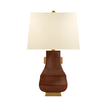 Load image into Gallery viewer, Kang Jug Table Lamp in Autumn Copper with Burnt Gold.