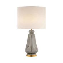 Load image into Gallery viewer, Kapila Table Lamp in Shellish Gray.