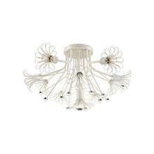 Load image into Gallery viewer, Keaton Bouquet Flush Mount Ceiling Light in Light Cream.