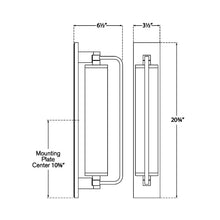 Load image into Gallery viewer, Keeley Pivoting Wall Light - line drawing.